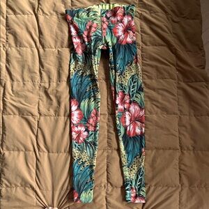 Vintage Floral Patterned Leggings